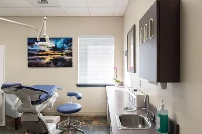 one of the dental operatories at Serenity Dental in Spokane Valley, WA